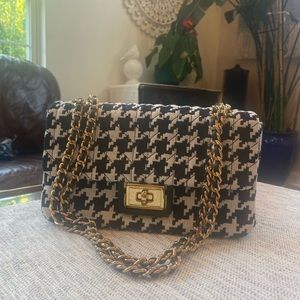 Karl Lagerfeld Tweed Handbag